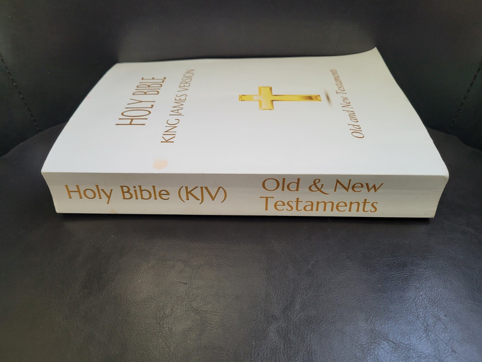 Extra Large 12 x 8.5″ Holy Bible: KJV King James Version Print Old New Testament