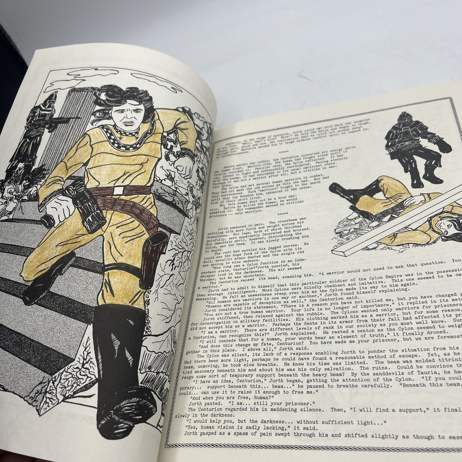 BATTLESTAR GALACTICA Rainbows Always End Fan Fiction Pat Hailey 1982 Fanzine