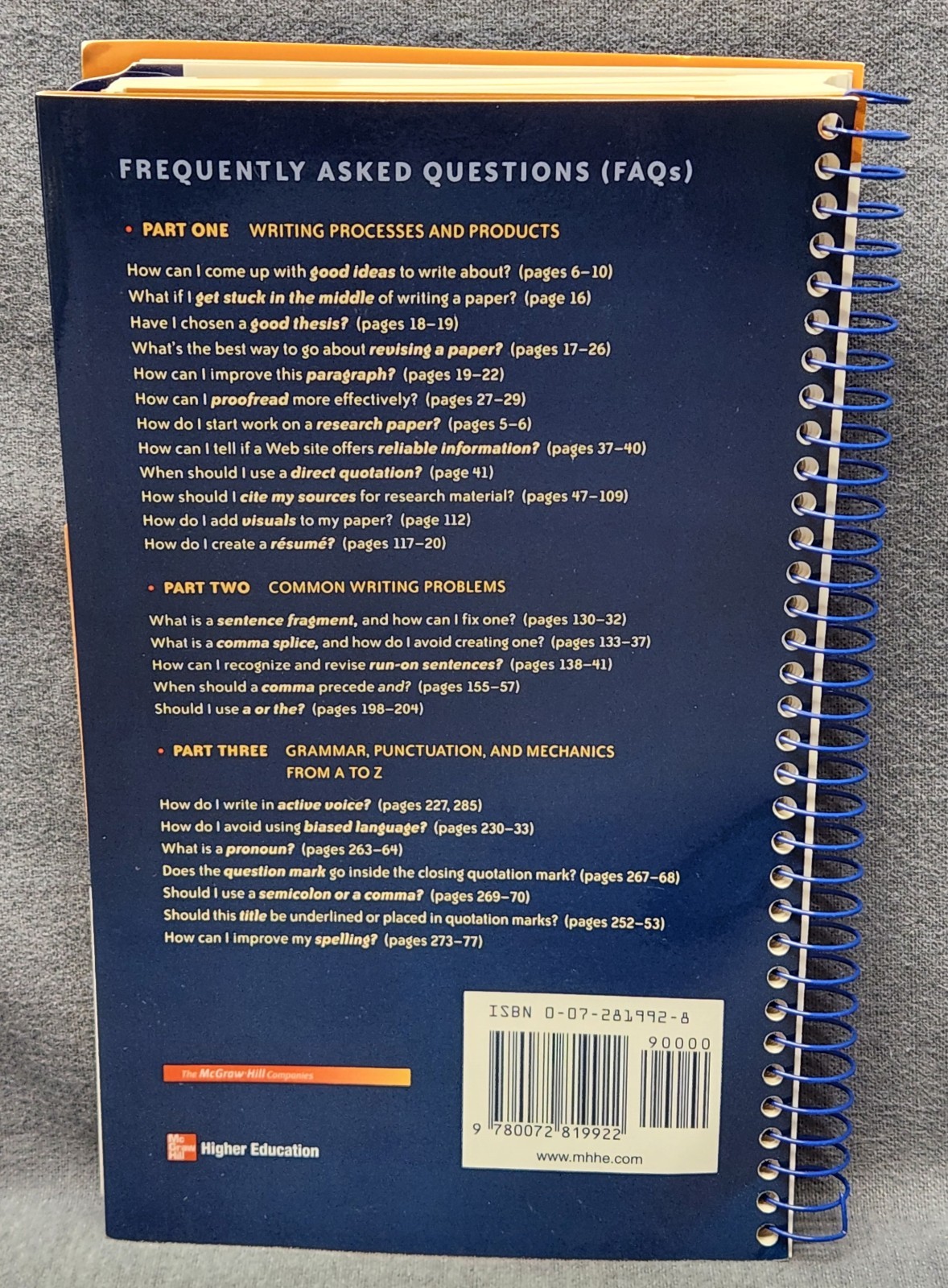 Instant Access Pocket Handbook for Writers 2004 Keene Adams Style Guide Book
