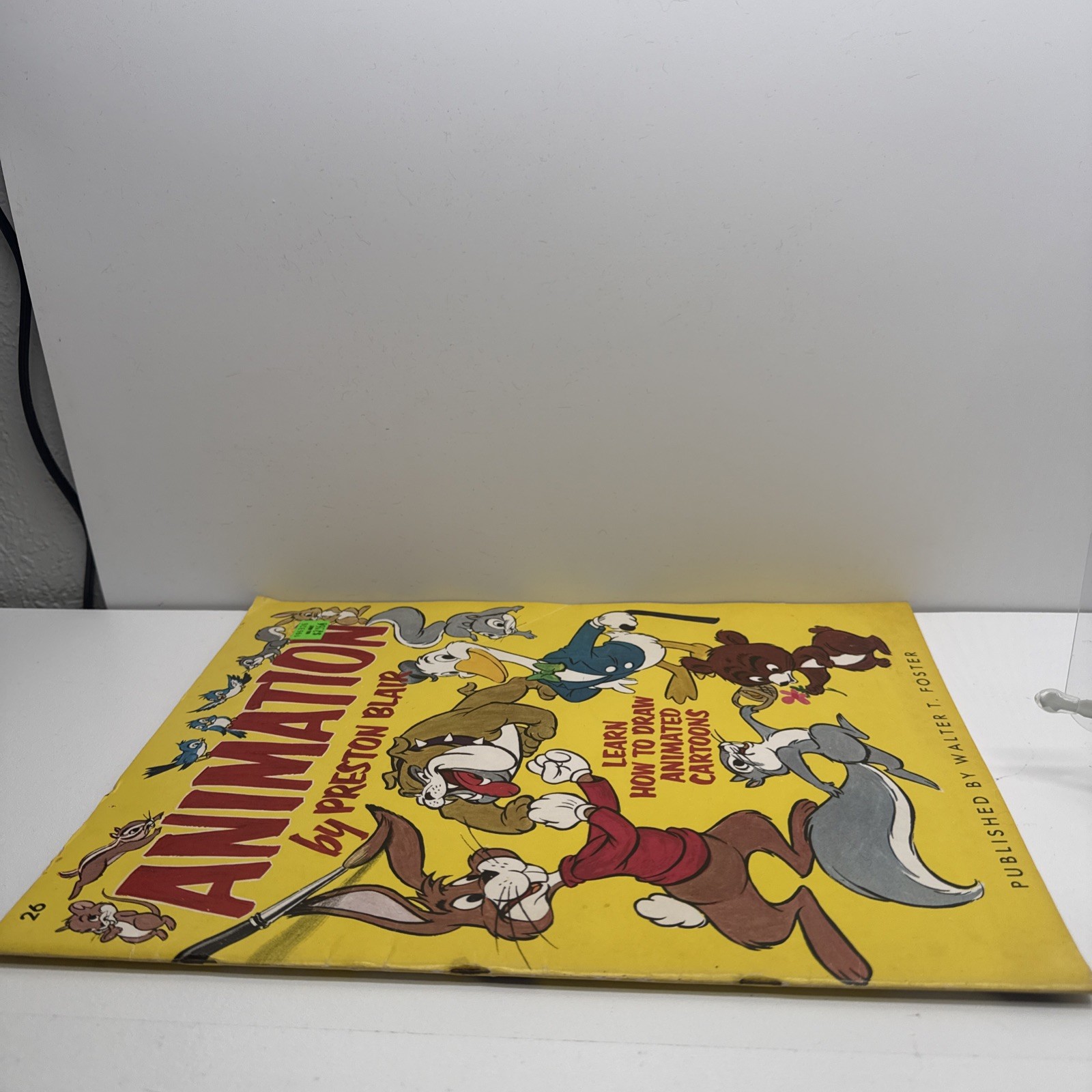 ANIMATION by Preston Blair Art Instruction Book in Walter Foster Series 1950’s