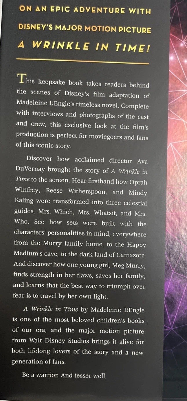 World of a Wrinkle in Time : The Making of the Movie by Disney and Kate Egan…