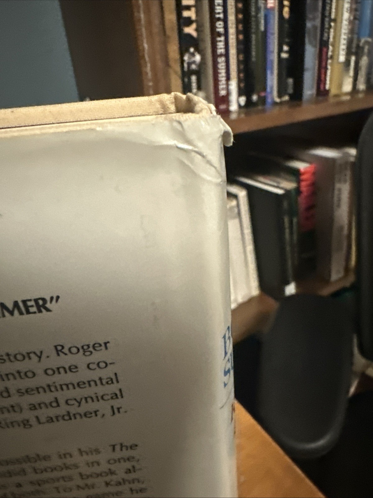 Roger Kahn SIGNED “The Boys of Summer” 1st printing HC 1972 NOT Book Club