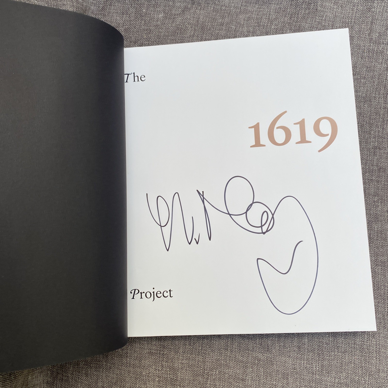 SIGNED The 1619 Project: A Visual Experience Book by Nikole Jones NYT 2024 HC