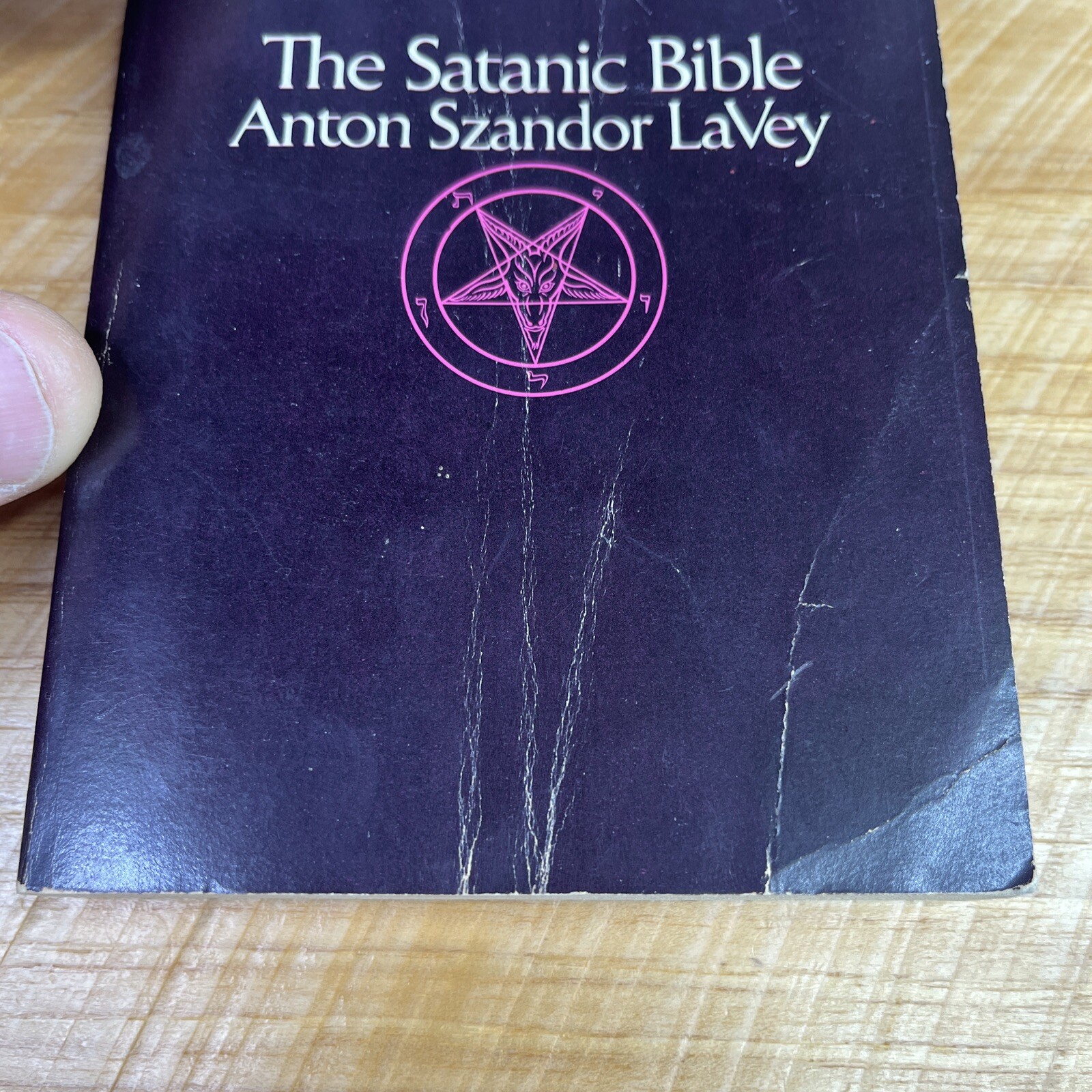 Vtg 1969 The Satanic Bible Anton Szandor LaVey 1st Edition Avon Printing PB