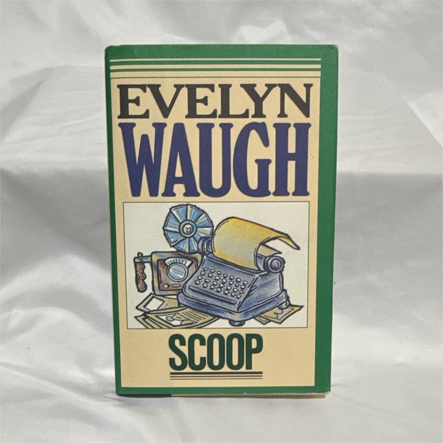 Evelyn Waugh Scoop Paperback Novel, Little, Brown, English Fiction Journalism YA