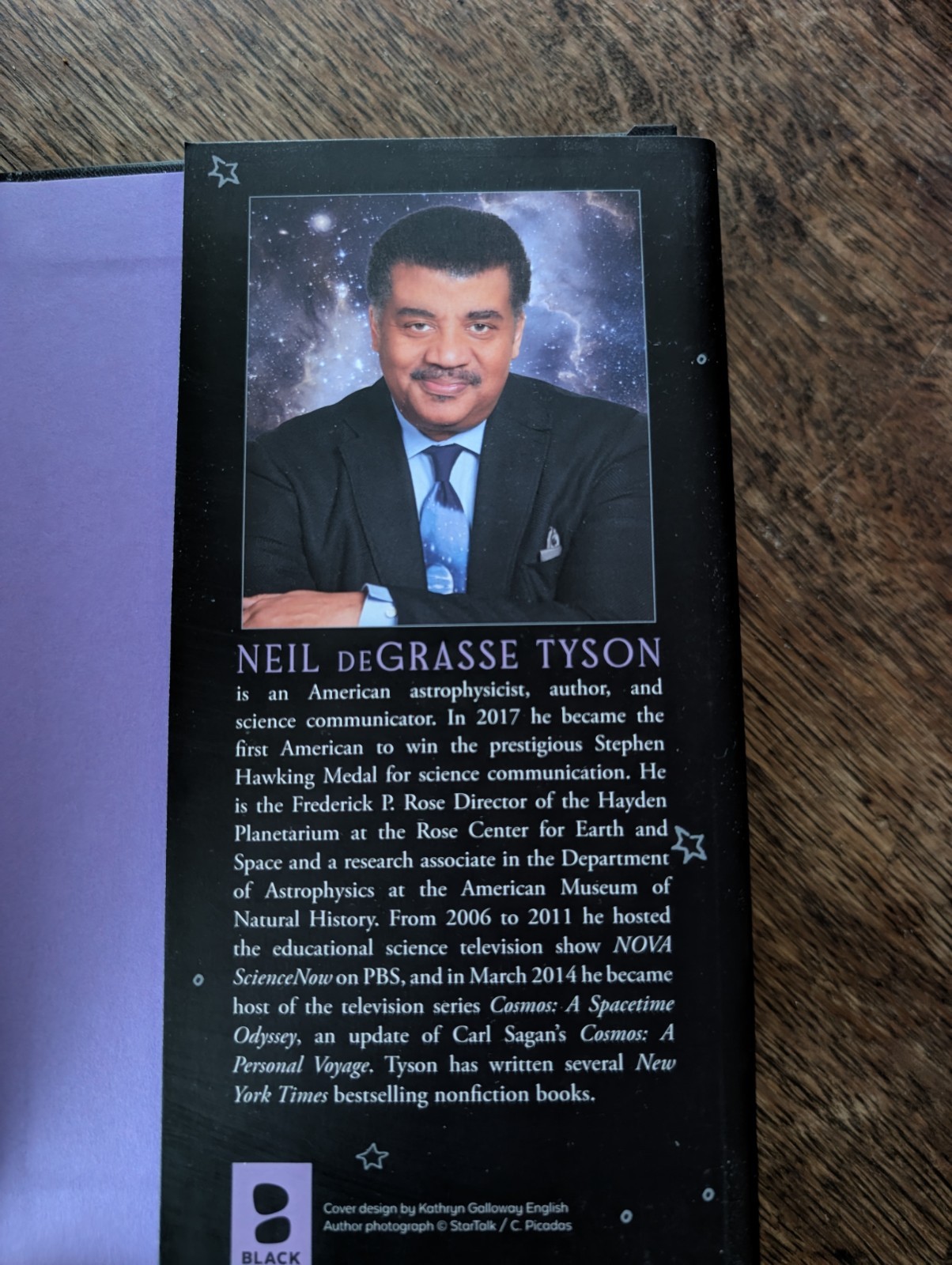 Neil deGrasse Tyson Signed “Merlin’s Tour of the Universe” 2024 Hardcover Book