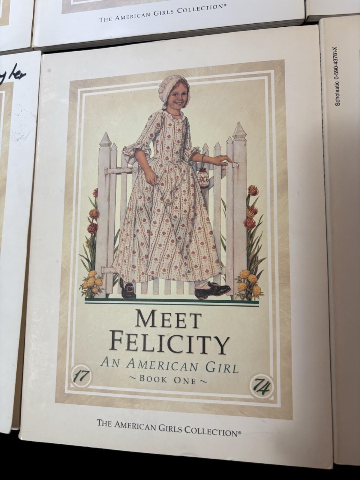 Amer Girl Pleasant Company Books Lot 9 Felicity Molly Samantha Kirsten Josefina