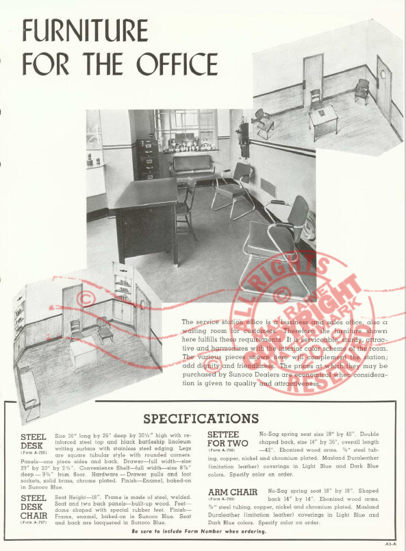 Sun Oil Co 1939 CATALOG Buildings That Serve Architects plans Gas Station SUNOCO