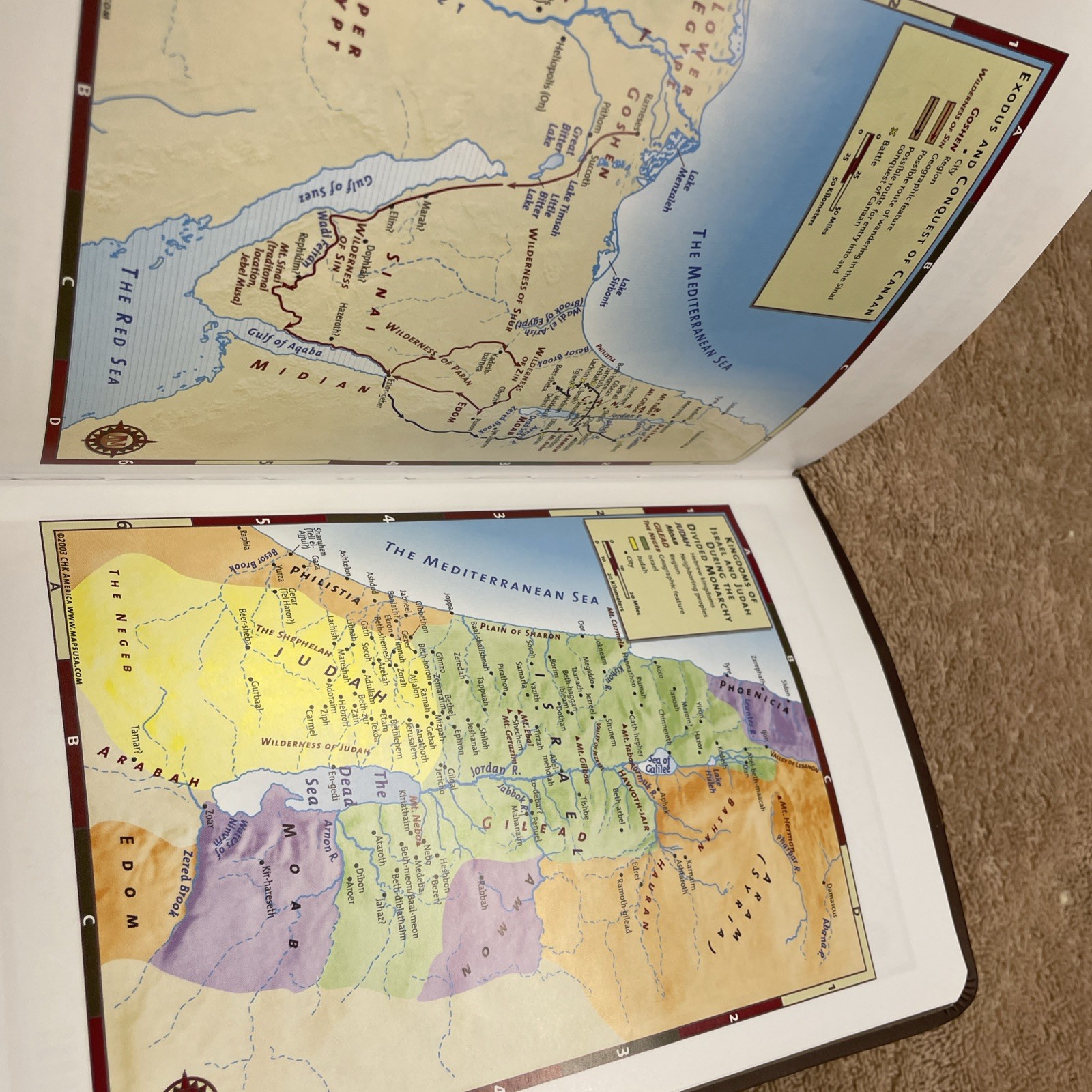 Gift Bible KJV by Hendrickson Publishing Leather Brown Color Maps Unused