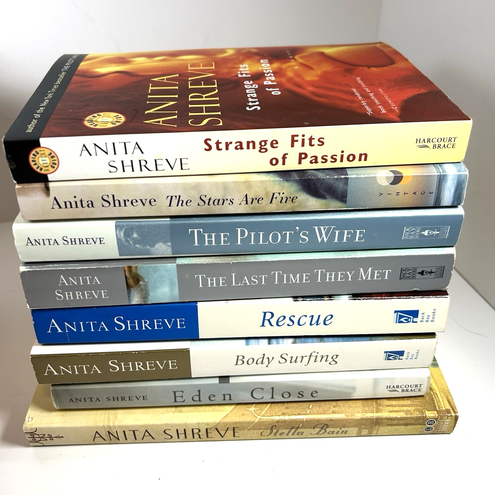 Anita Shreve Novels Fiction Lot of 21 Novels 8 Hardcover 11 Paperbacks