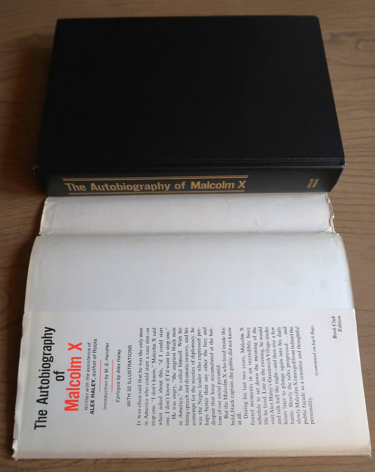 The Autobiography of Malcolm X (As told to Alex Haley) HC/DJ 1965 BCE