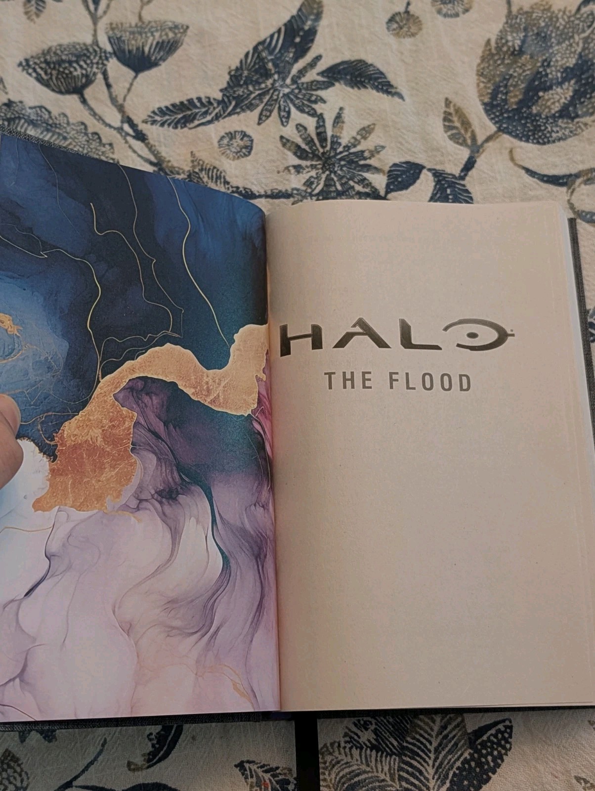 Halo The Flood William C. Dietz Custom Rebound Hardcover Collector’s Book