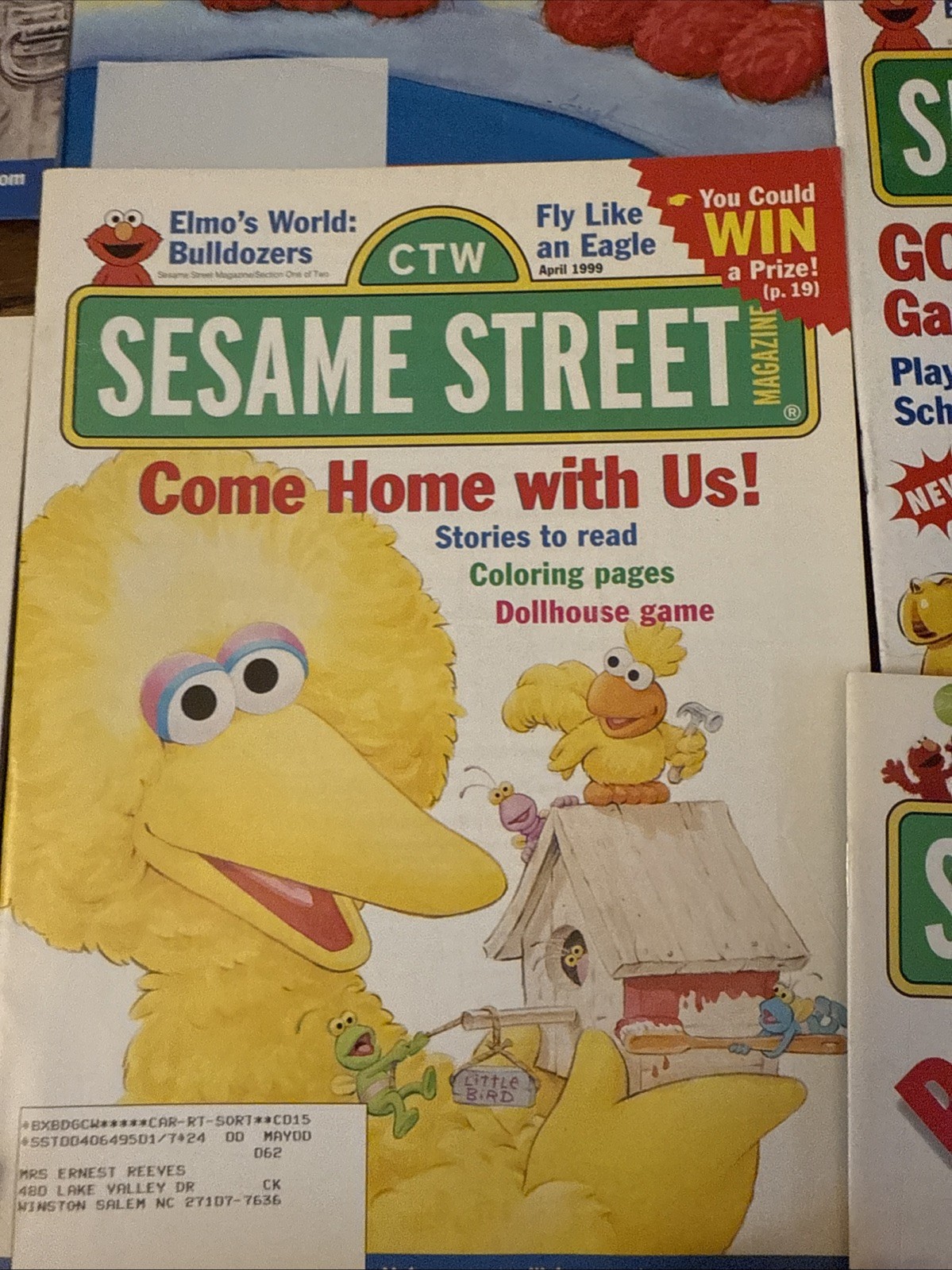 ctw sesame street magazine lot Of 13 Mainly 1999 & 2000