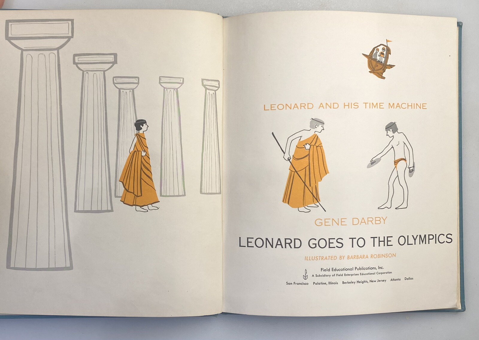 Leonard Goes to the Olympics by Gene Darby 1967 Hardcover