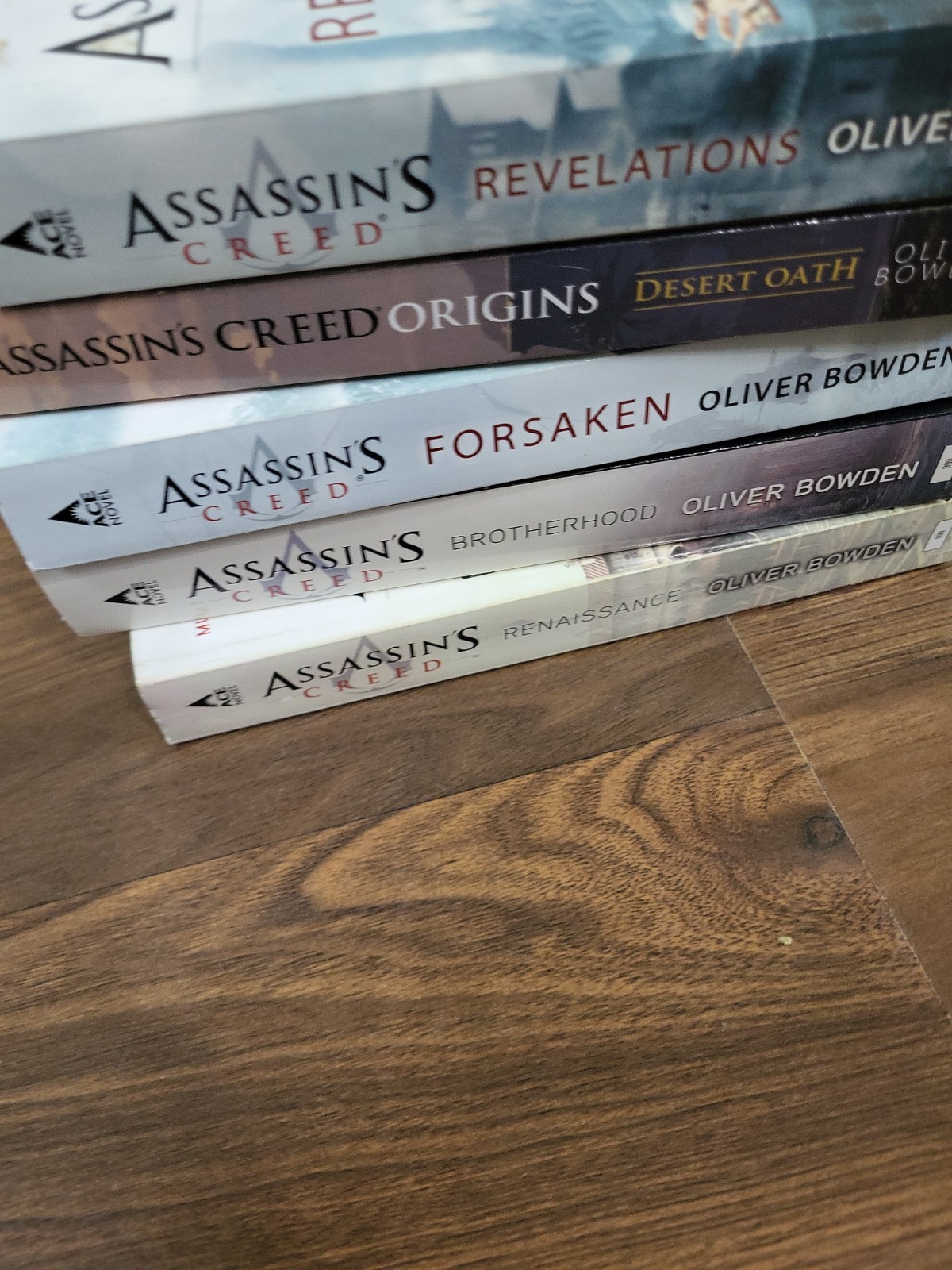 Assassin’s Creed 5-Book Lot Oliver Bowden Ace PB Video Game Fantasy Adventure