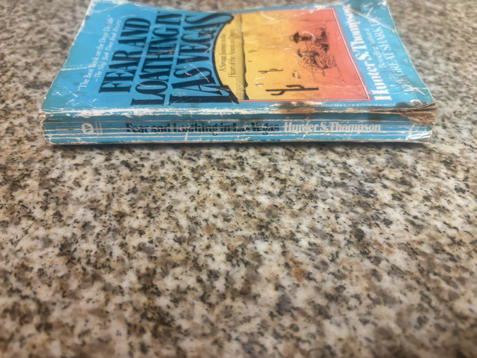 Fear & Loathing in Las Vegas Hunter S Thompson 1st Warner Printing Paperback1982