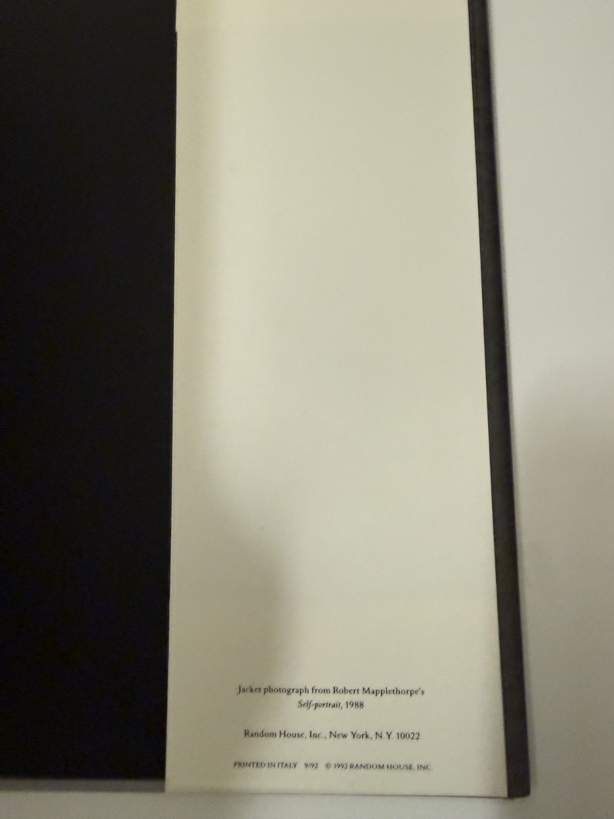 Mapplethorpe — Robert Mapplethorpe | Fine | Random House 1992 | Slipcase