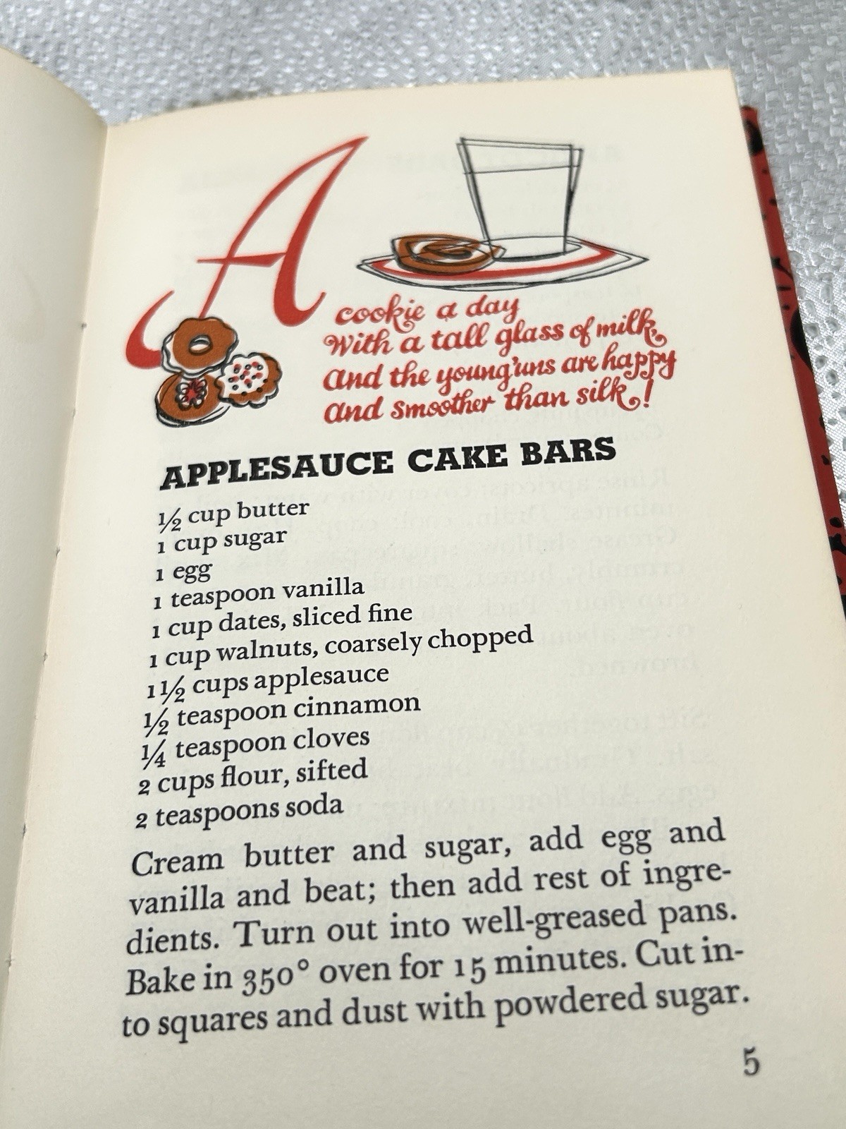 ABC of Cookies by Peter Pauper Press 1961 Hardcover Vintage Baking Book DJ
