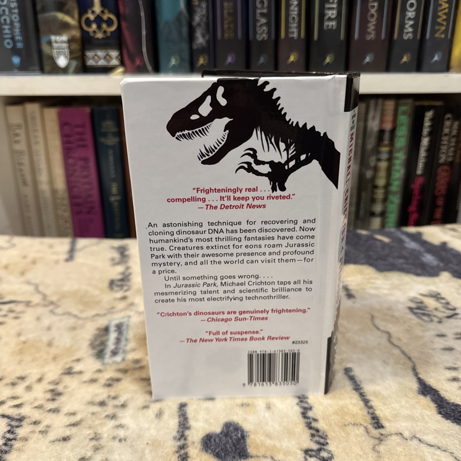 Jurassic Park by Michael Crichton (Hardcover) Mini Library-Bound, Ballantine VG+