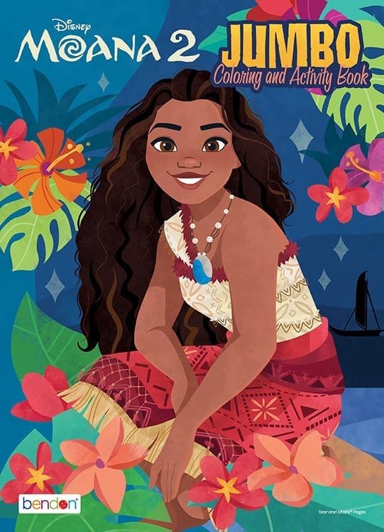 Moana Coloring Book | Moana 2 Coloring Books | Moana Jumbo Activity Book | Ma…