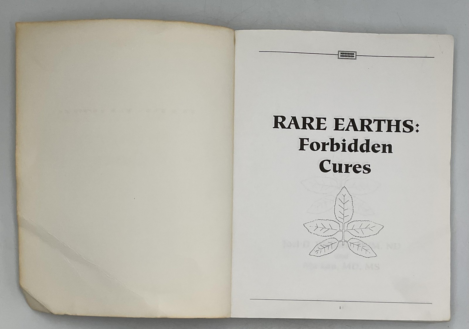 RARE EARTHS Forbidden Cures Joel D. Wallach Ma Lan Double Happiness 1994 1st Ed
