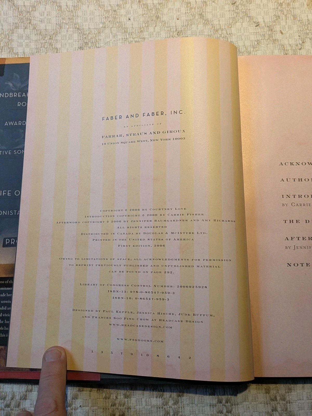 Dirty Blonde: The Diaries of Courtney Love , by Love Courtney 1st Ed 1st Print
