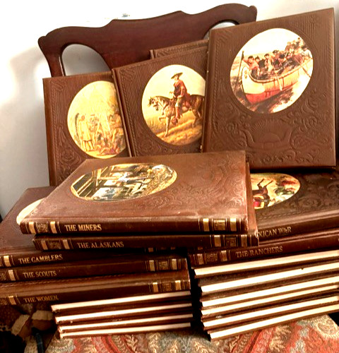 Classic set THE OLD WEST Time Life 24 Volumes Leatherette Bound EUC