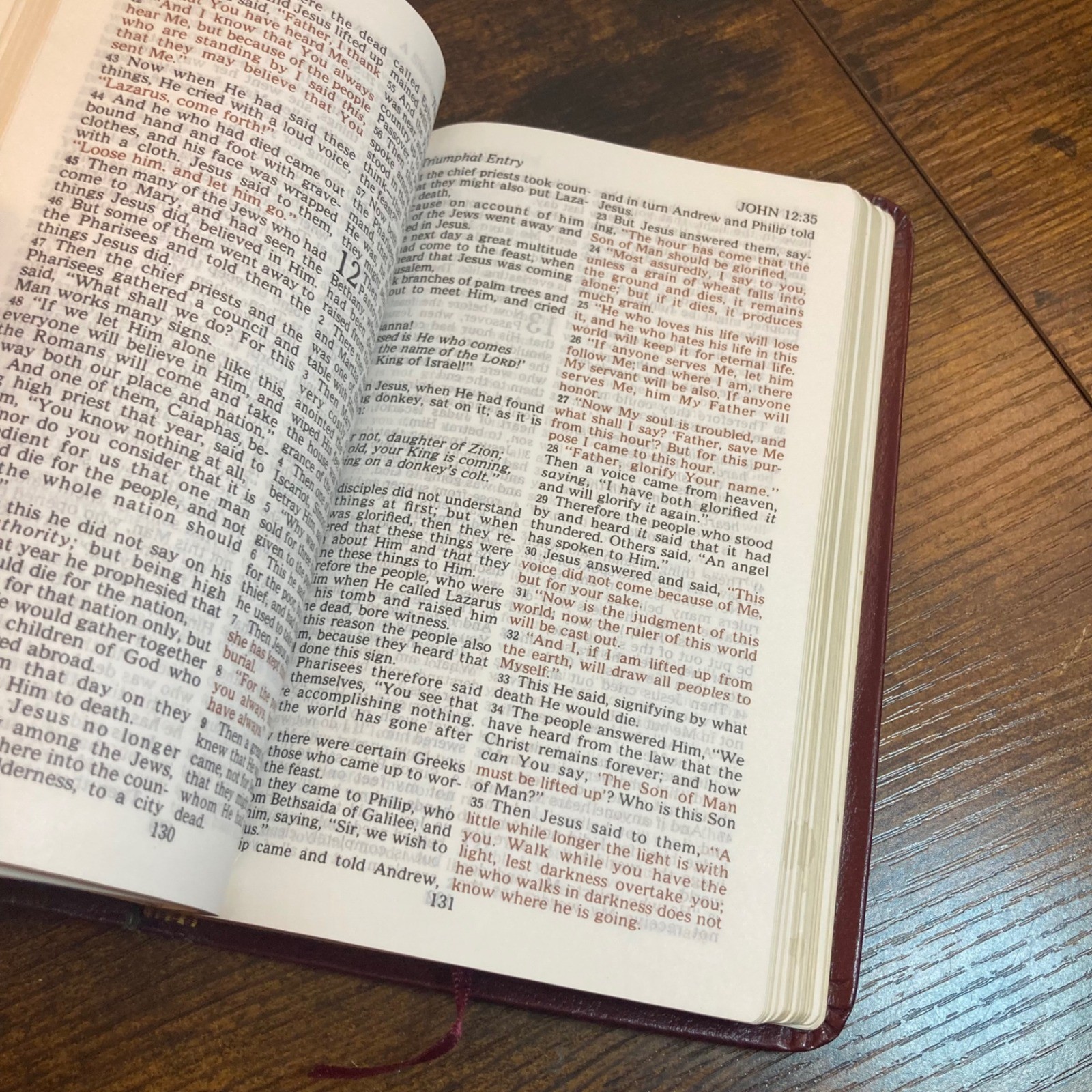 NKJV New Testament Bible Bonded Leather Psalms Prov. Thomas Nelson Burgundy 1982