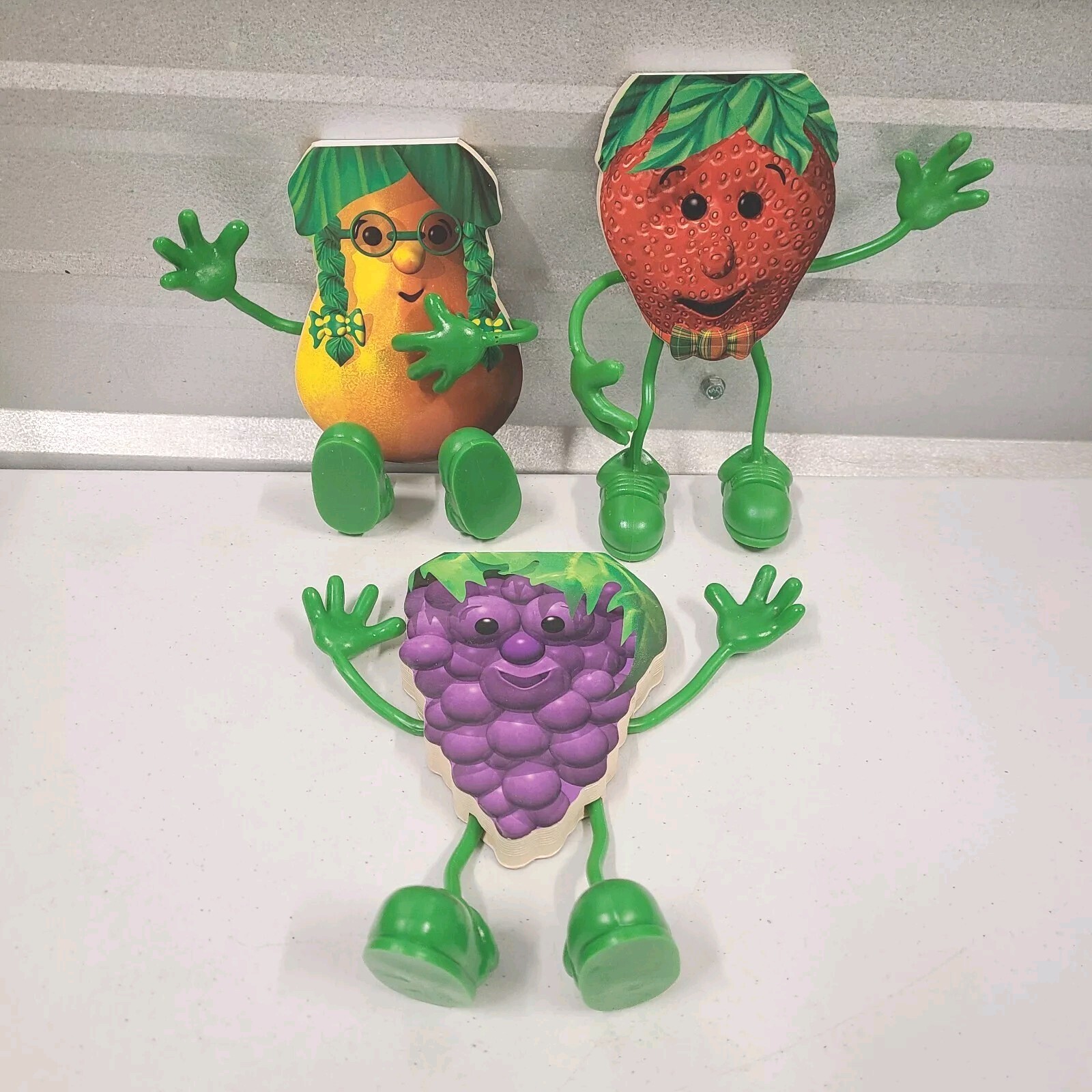 Lot of 3 – 1997 Fruit Troop Board Books – Pear, Grape, Strawberry – Never Read