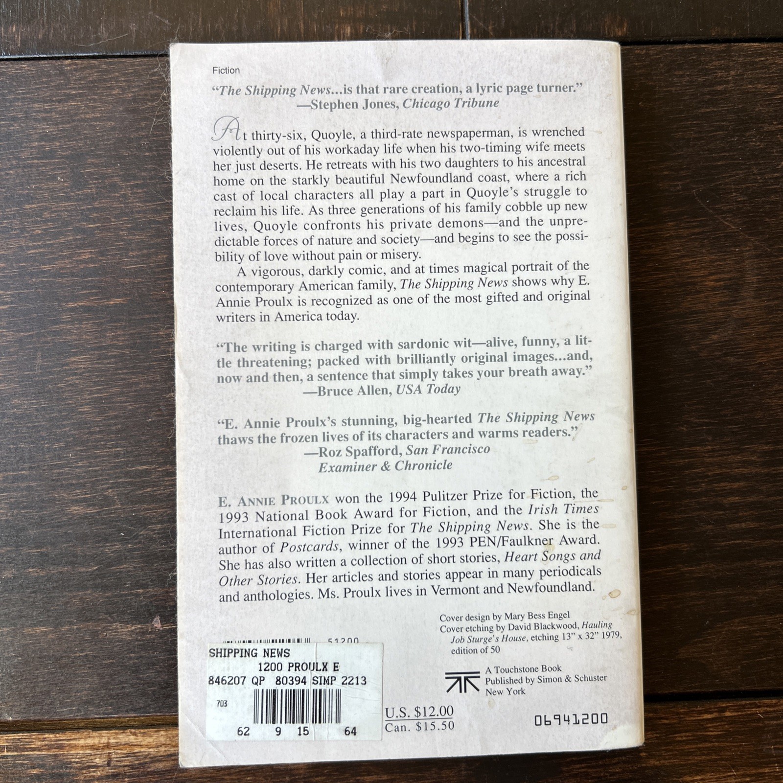The Shipping News by Annie Proulx (1994, Trade Paperback)