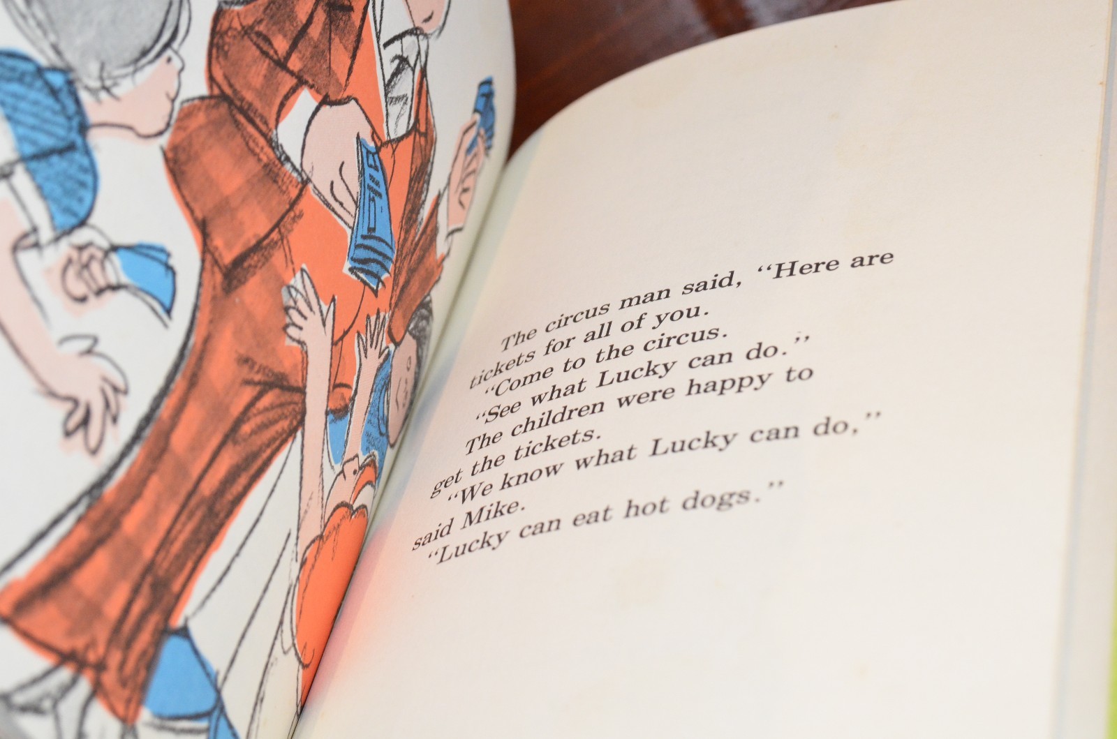 Treat Truck and the Lucky Lion Book 1974 Jack Humphrey Benefic Press Vintage