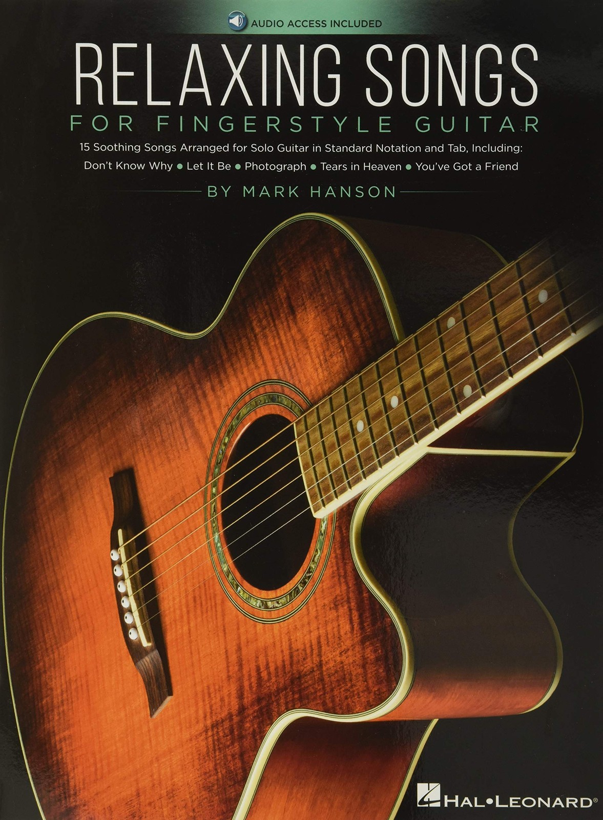 Relaxing Songs for Fingerstyle Guitar Book/Online Audio