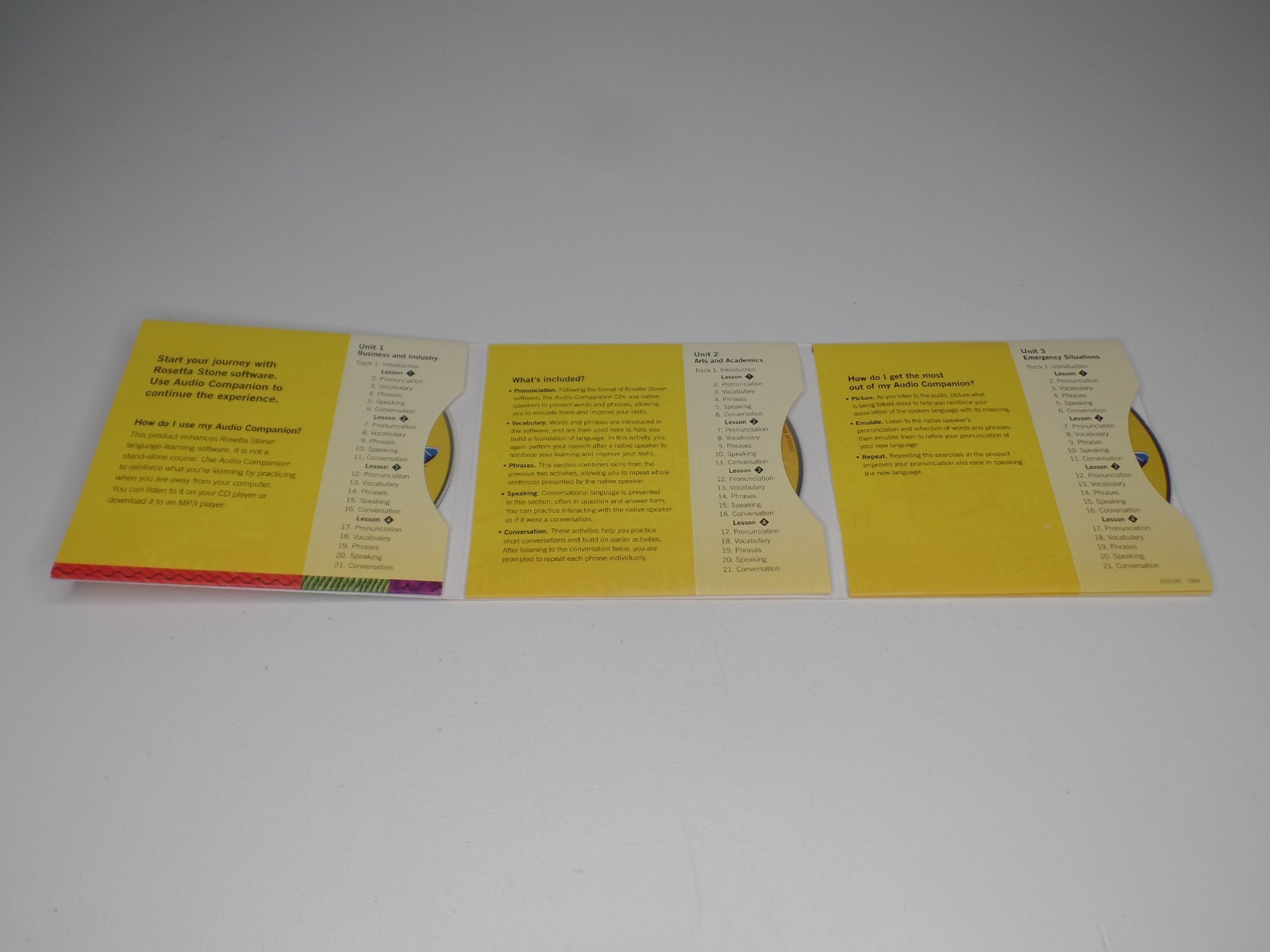 Rosetta Stone German Deutsch Level 1,2,3,4,5 Disc Set with Headphones New Unused