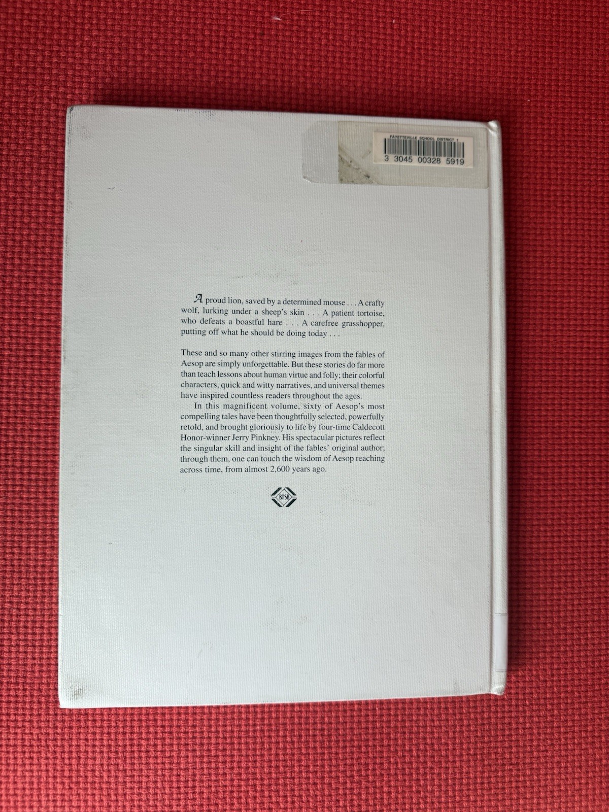 Jerry Pinkney Aesop’s Fables Illus 1st Ed 2000 Hardcover ExLib