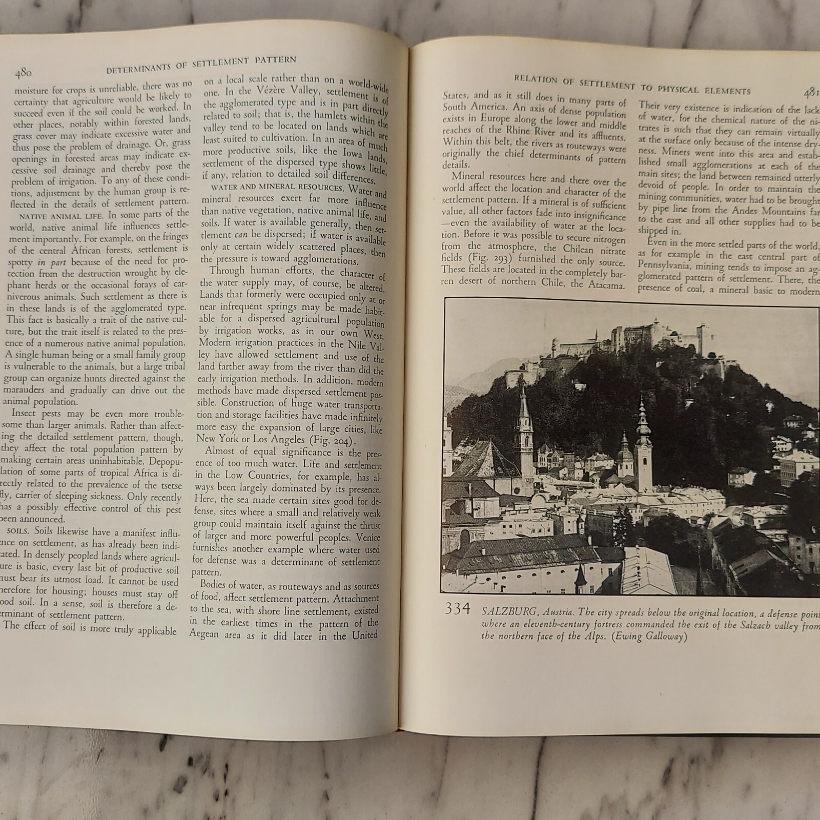 Introduction To Geography, 1951, Harcourt Brace and Co, HC, Vintage Textbook