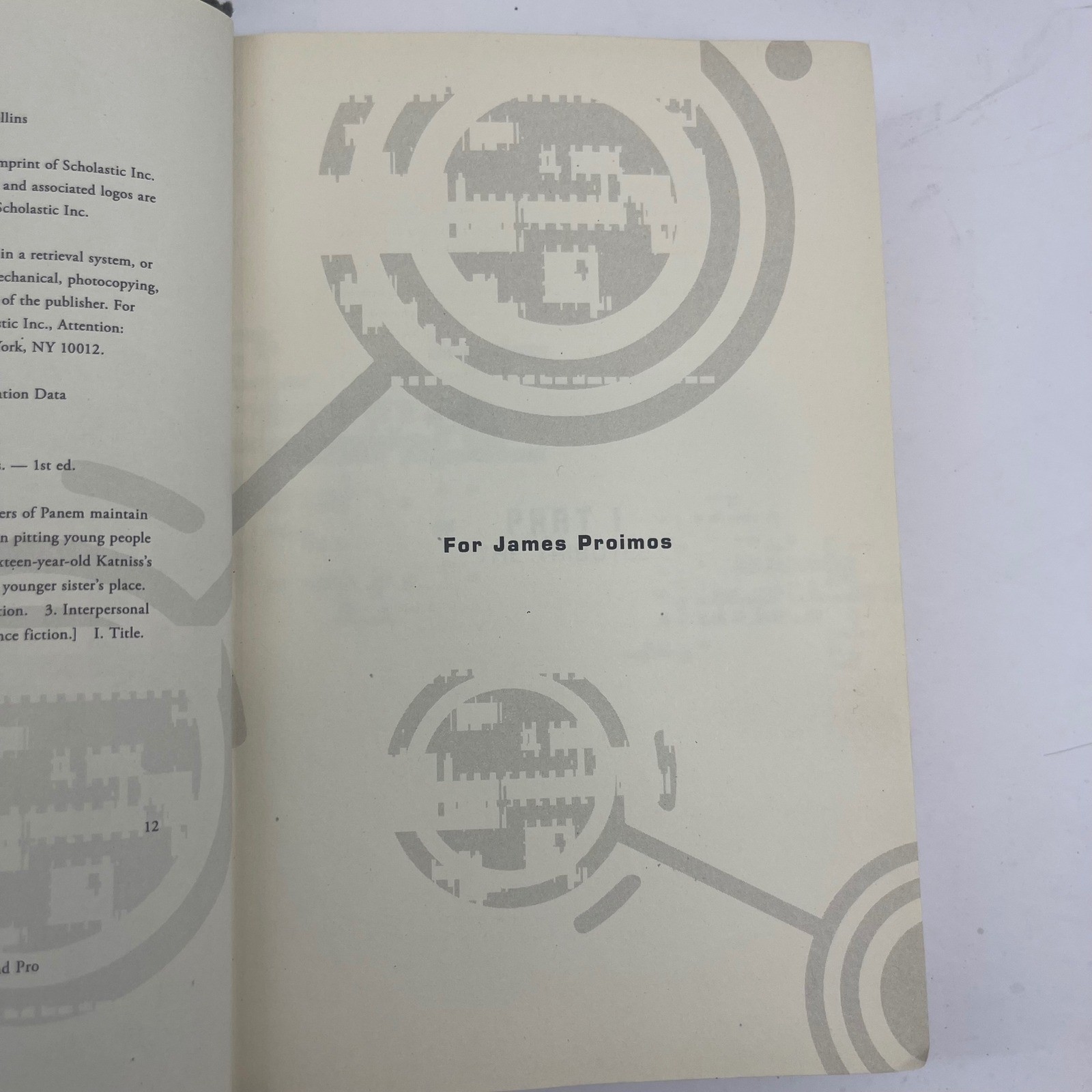 First Edition 2008 Hardback The Hunger Games Suzanne Collins Book Scholastic