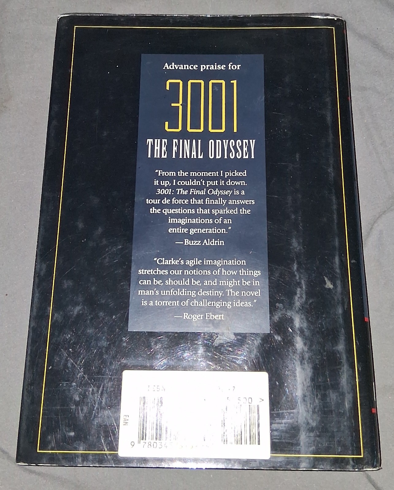 3001 The FINAL ODYSSEY Arthur C. Clarke 1997 First Edition Scifi Novel Del Rey