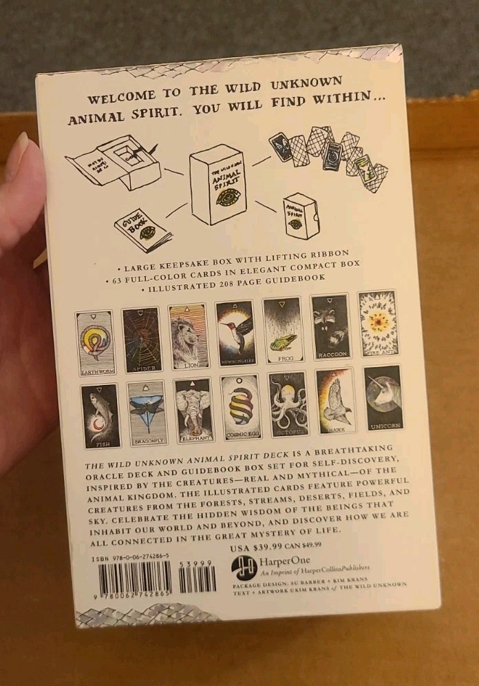NEW The Wild Unknown Animal Spirit Deck and Guidebook – Keepsake Box Set