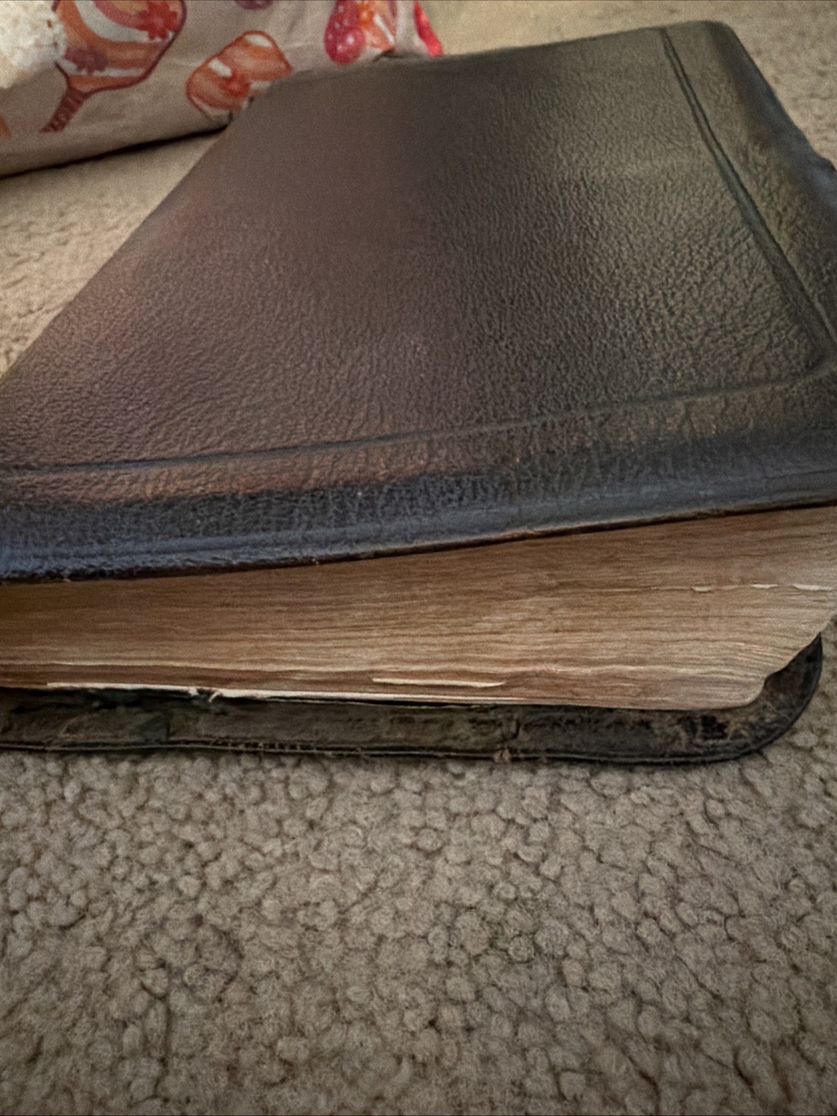 Vintage 1950 Holy Bible New Analytical Indexed Edition Black Leather Dickson