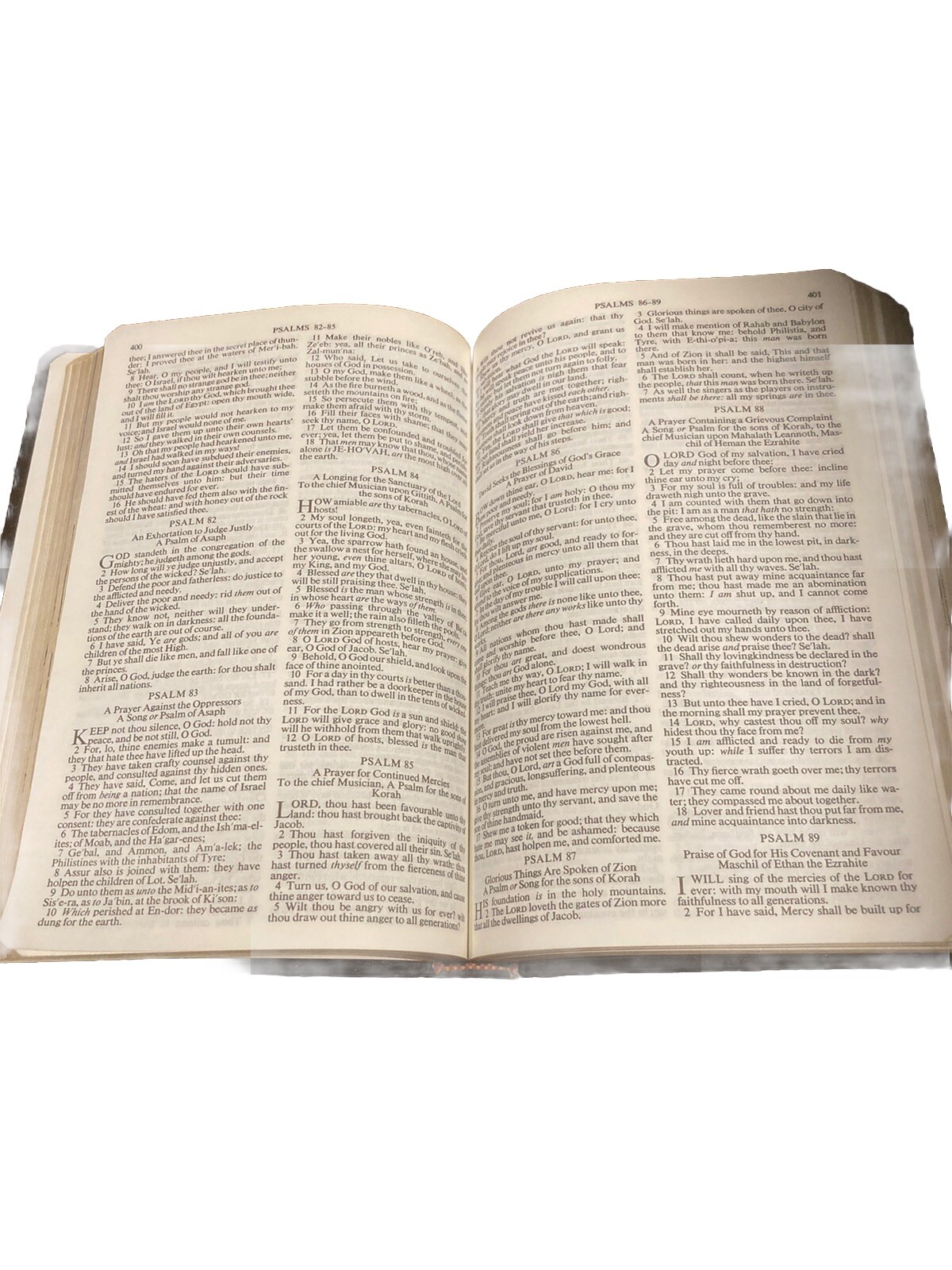 Vintage 1970 Holy Bible KJV Study Edition National Bible Press