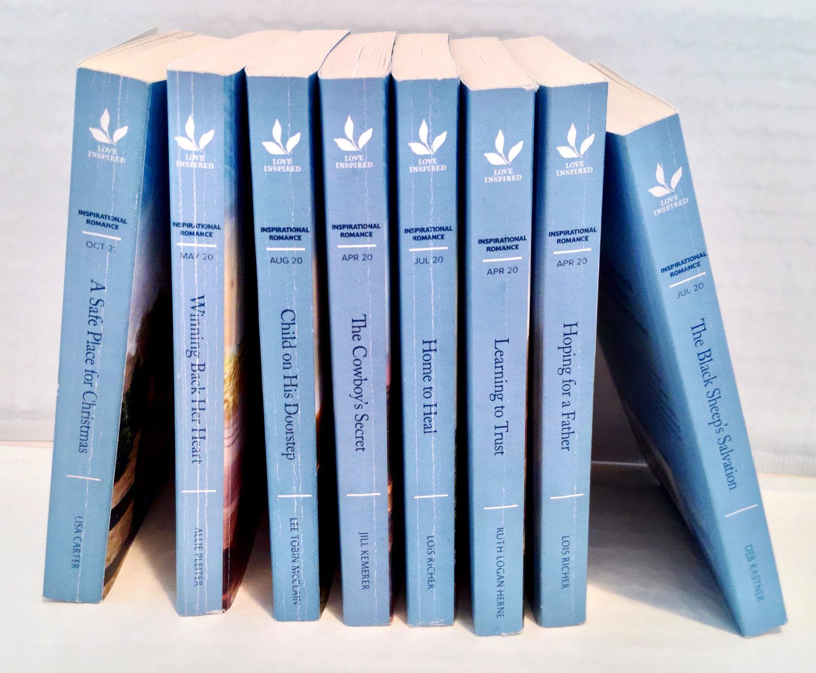 8 Love Inspired Harlequin Inspirational Romance Paperback Books Lot
