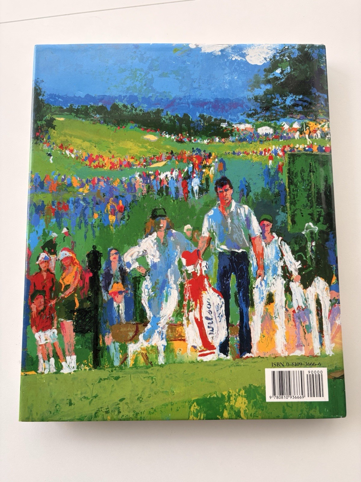 LeROY NEIMAN BIG TIME GOLF FULL COLOR ILLUSTRATIONS BOOK