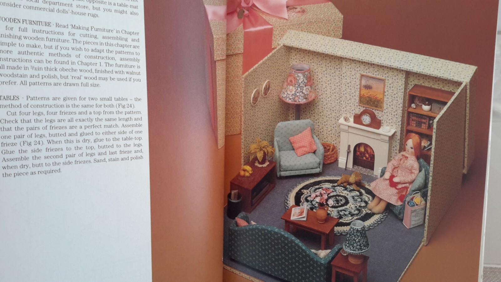 Vintage 1989 Making Miniatures In 1/12 Scale Hardcover By Dodge, Venus Pre-owned