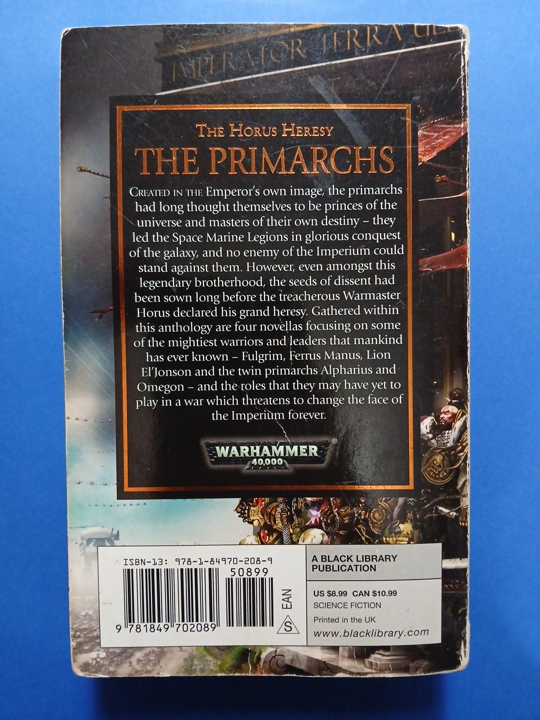 Warhammer 40k The Horus Heresy The Primarchs Christian Dunn MMPB 40,000