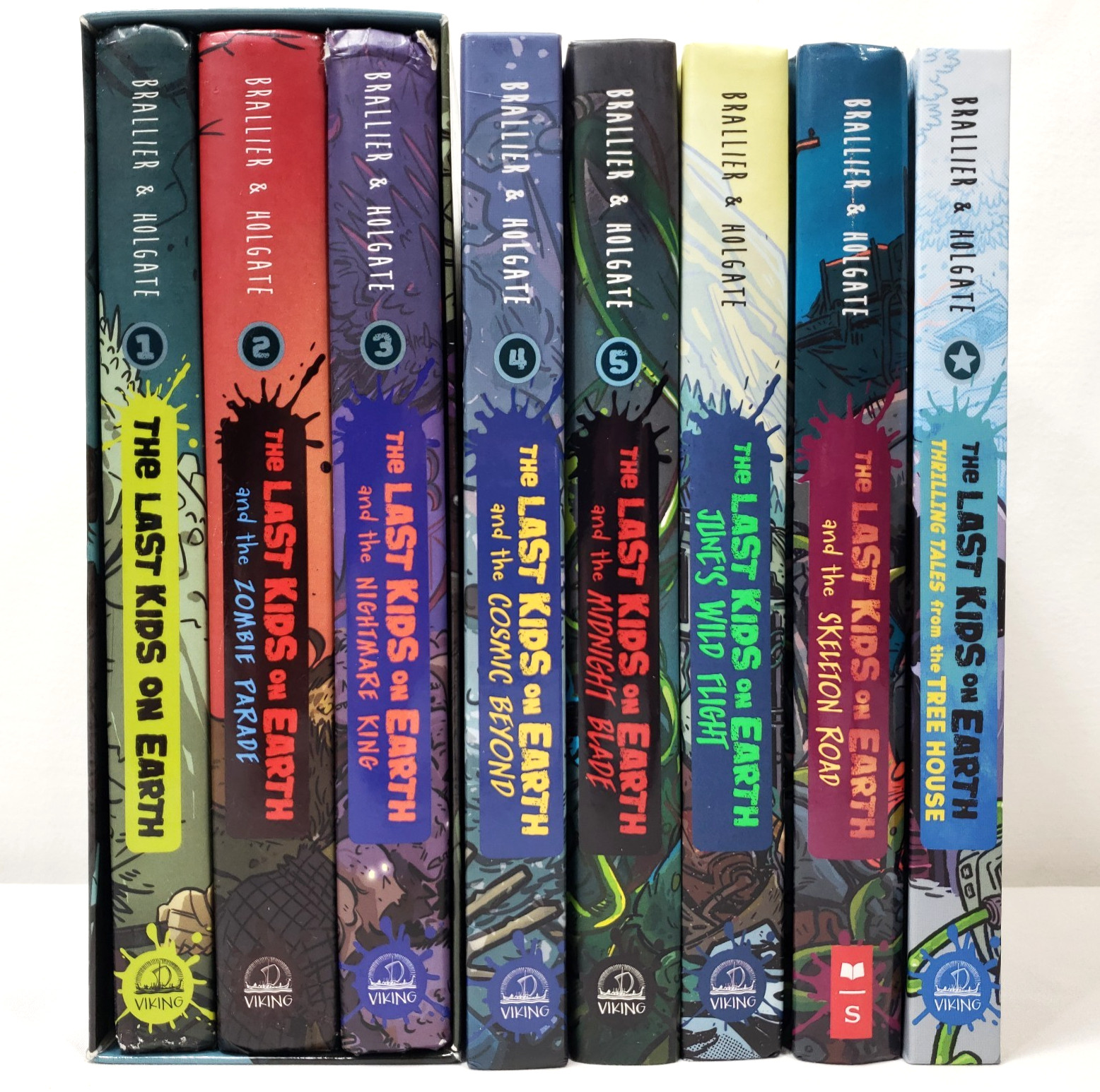 The Last Kids On Earth Books Lot Of 8 Books By Max Brallier Series Set 1-6 Lot