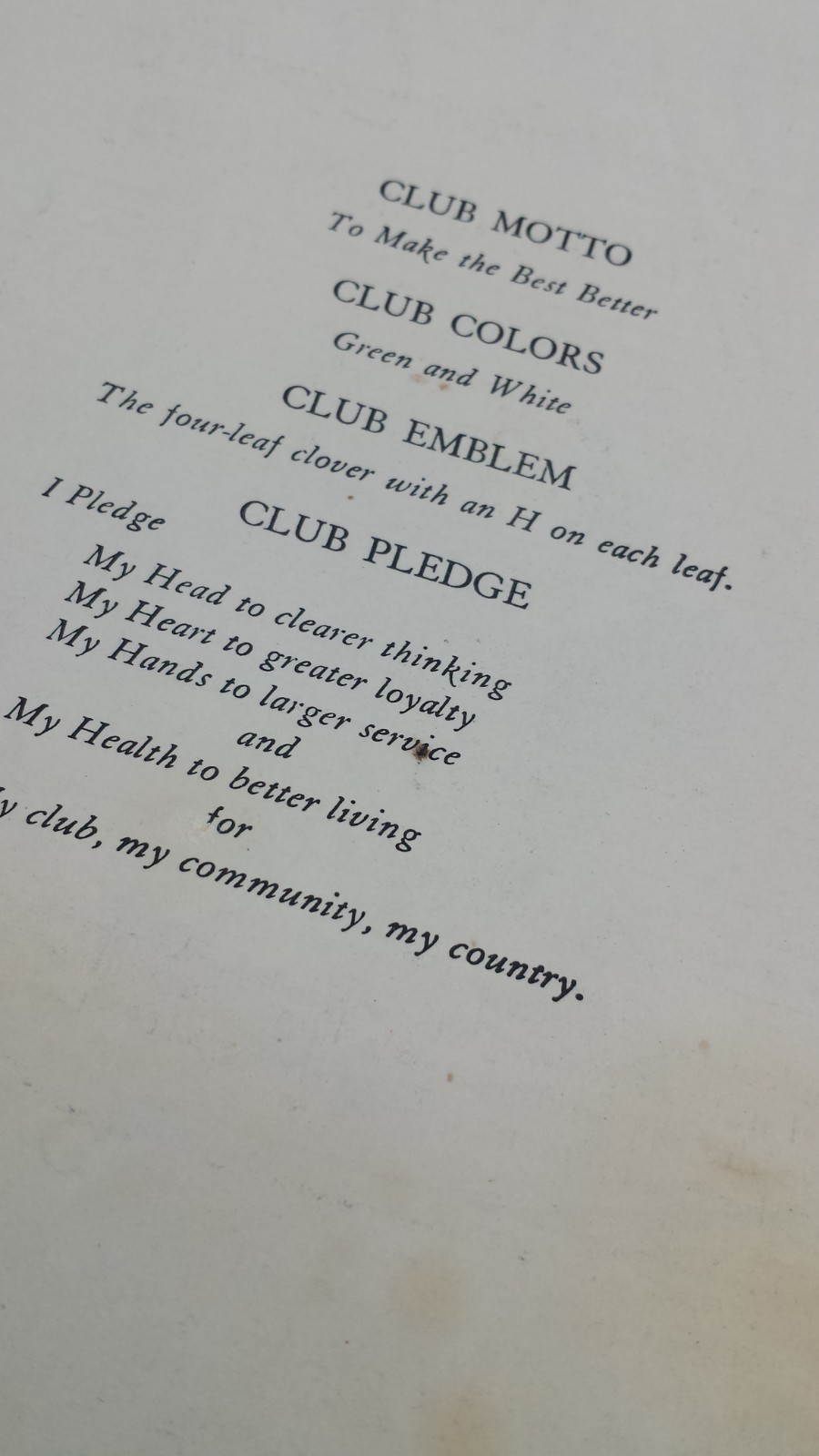 NEBRASKA 4H Hows and Whys for young cooks 45 pages RARE classic