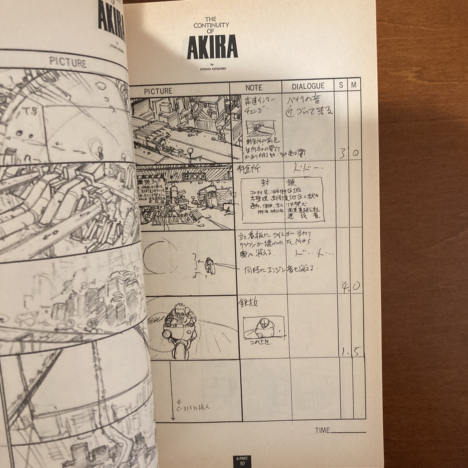 AKIRA Storyboard Collection 1 THE CONTINUITY OF AKIRA Katsuhiro Otomo Art Book