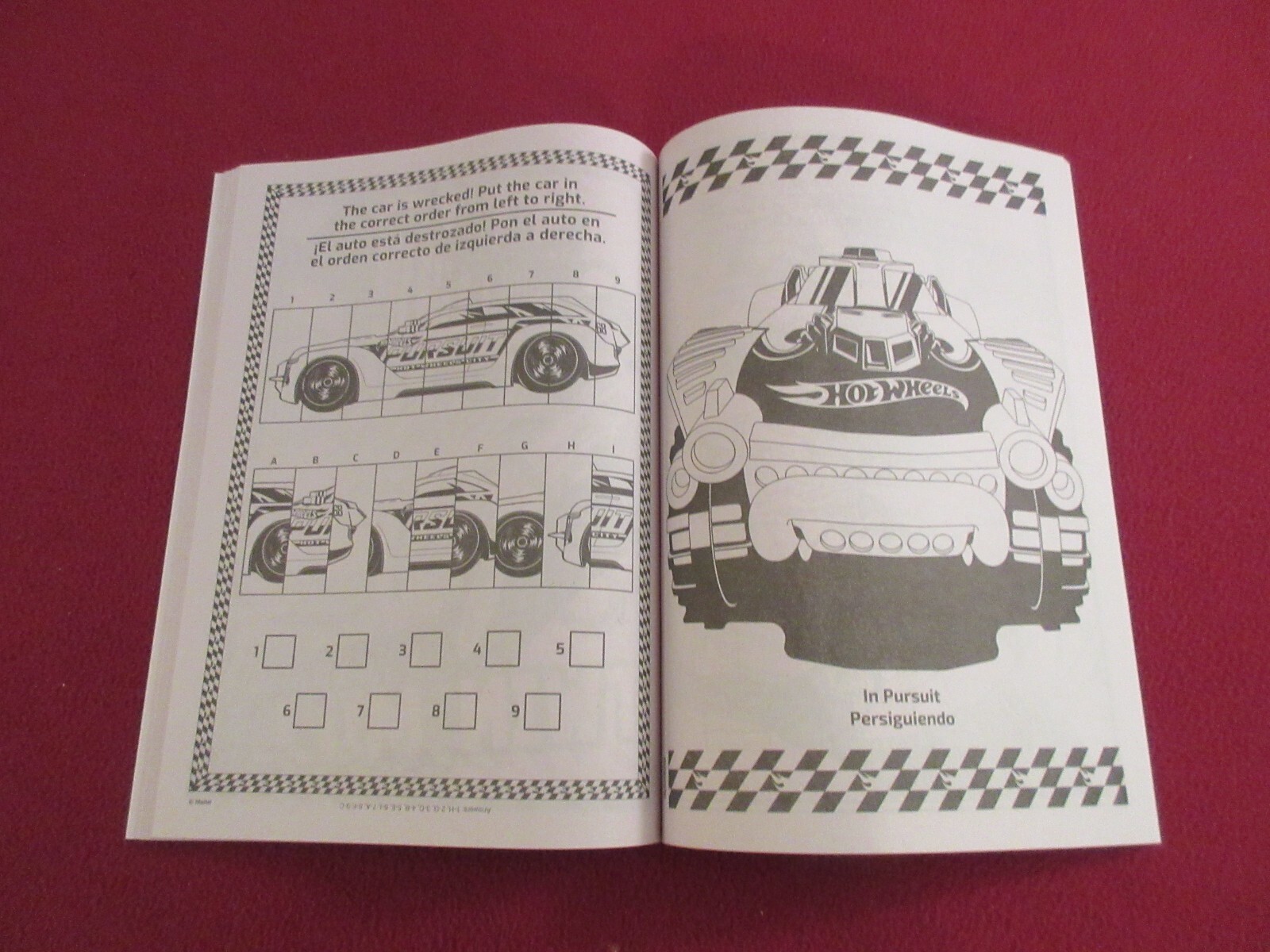 2025 Hot Wheels Coloring Book UNUSED NM/High Grade Original
