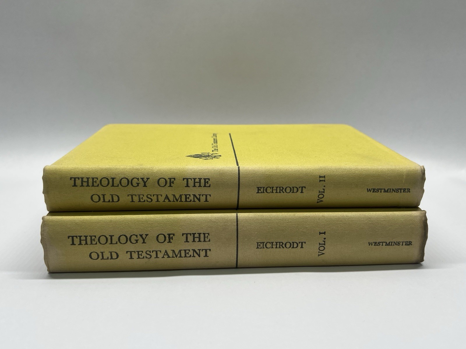 Theology of the Old Testament Volume 1 & 2 Eichrodt Westminster Press 1960’s