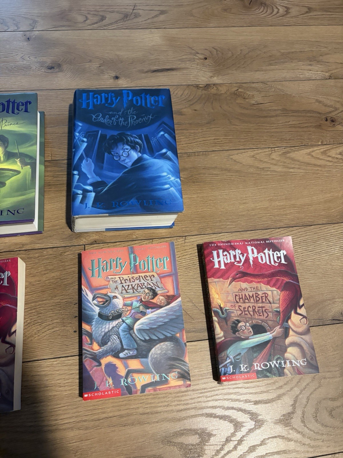 Harry Potter Book Lot three Hardback For Soft Backs ￼￼
